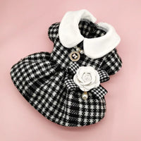 Chewnel Houndstooth Dress