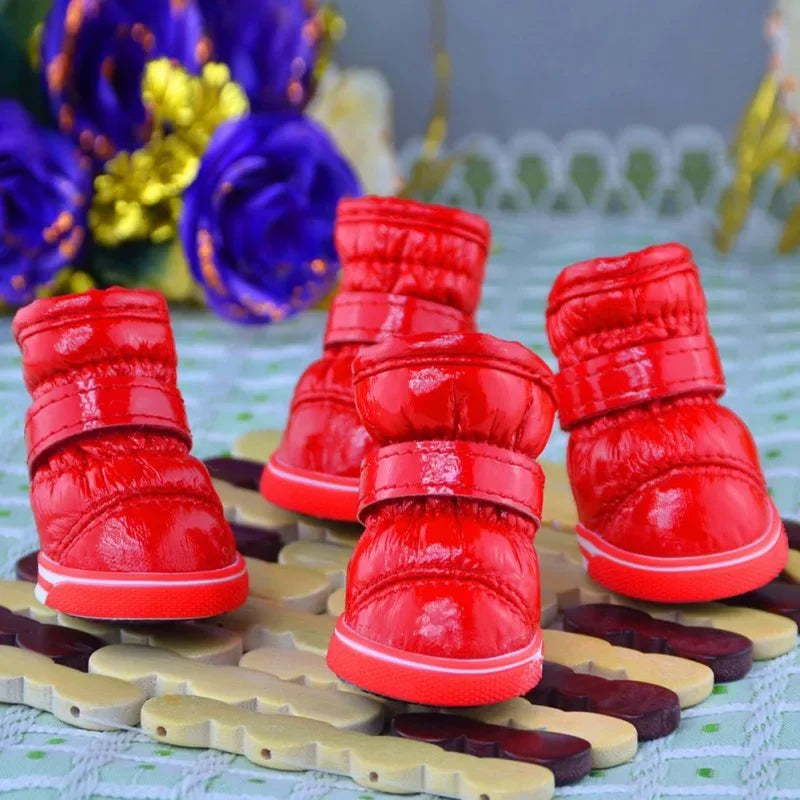 Puffy Gloss Snow Boots