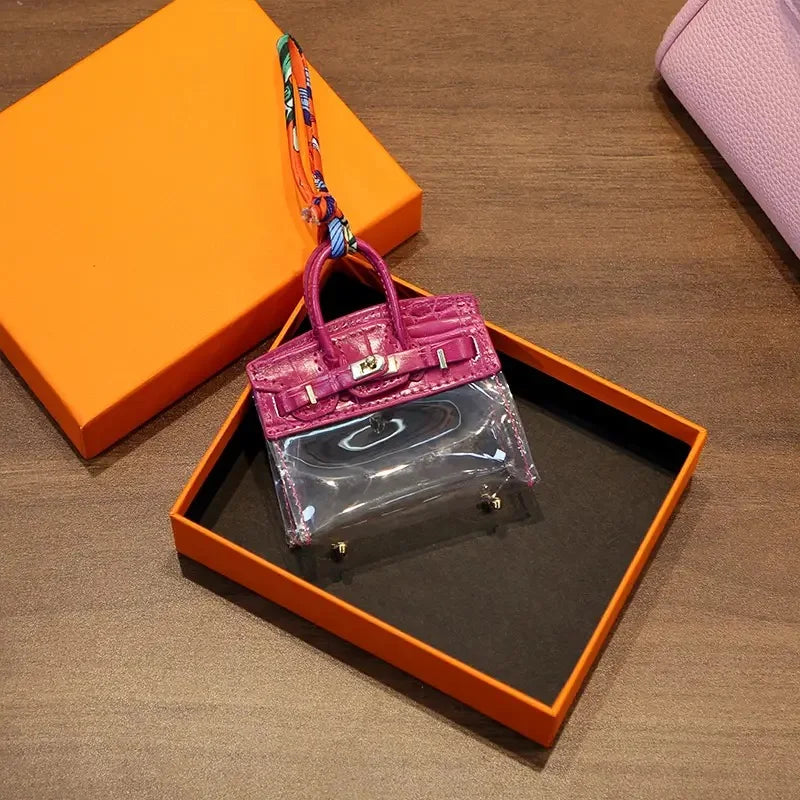 Mini Exotic Barkin Transparant Purse