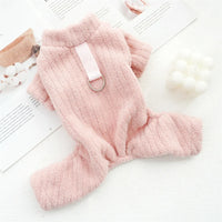 Ribbed Fleece Jumpsuit