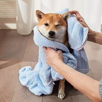 Full-Body Plush Dog Bathrobe Towel