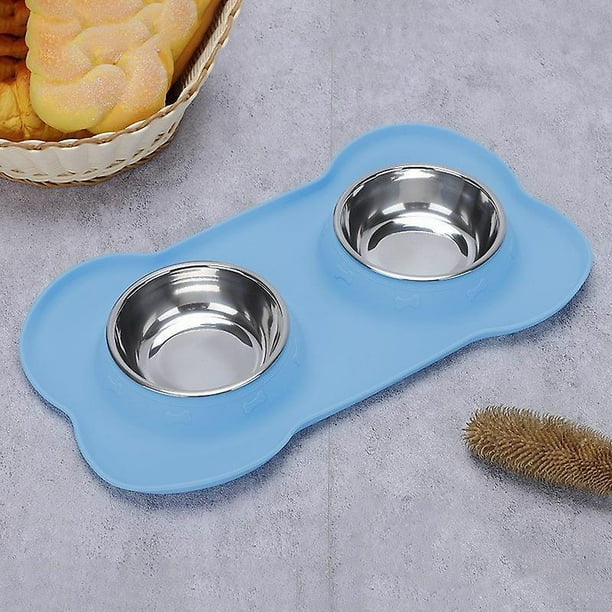 Silicone Dual Dog Bowl