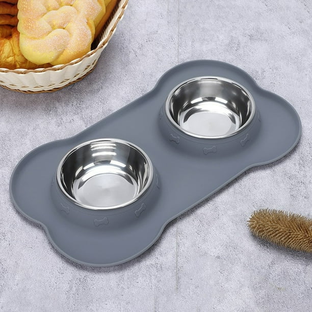 Silicone Dual Dog Bowl